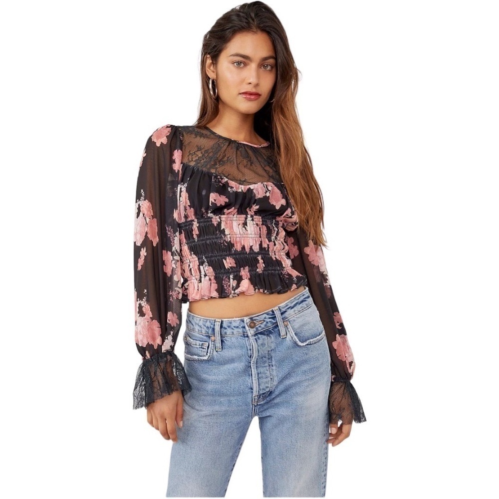NWT Free People Daphne Blouse